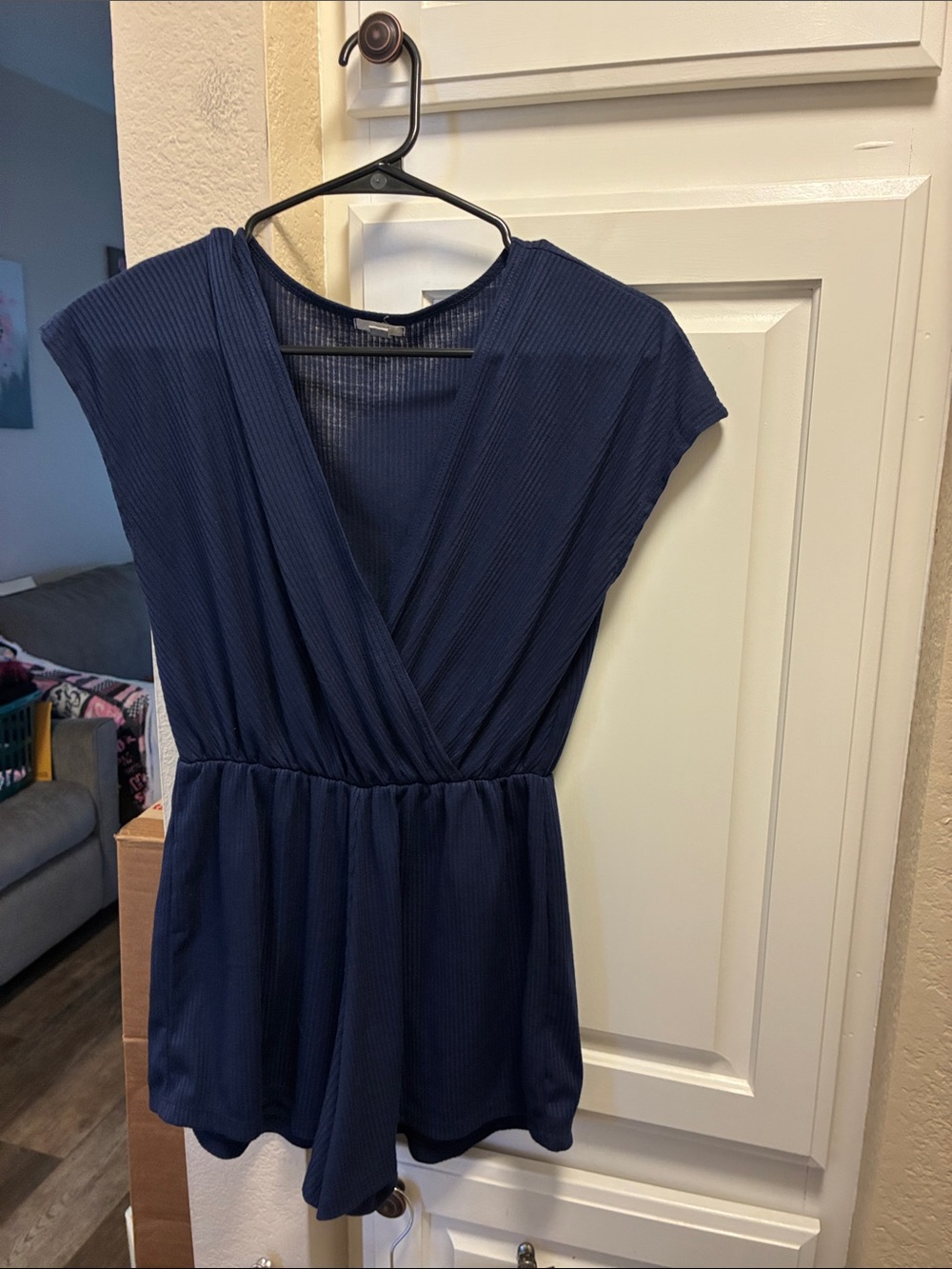 3 for $15 🦋🦋 Ecote Navy Blue ribbed shorts romper